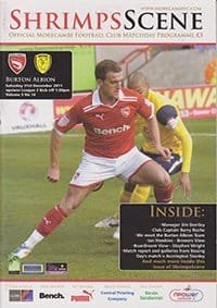 Morecambe v Burton Albion 31-Dec-2011