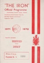 Scunthorpe United v Bury 11-Mar-1972