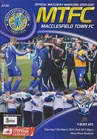 Macclesfield Town v Bury 13-Mar-2010