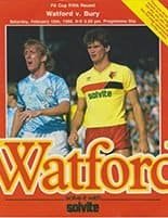 Watford v Bury 05-Mar-1986