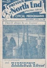 Preston North End v Bury 01-Apr-1950