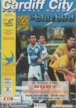 Cardiff City v Bury 24-Apr-2000