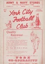 York City v Bury 24-Aug-1959