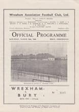 Wrexham v Bury 26-Mar-1960