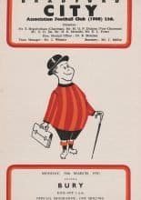 Bradford City v Bury 30-Mar-1970