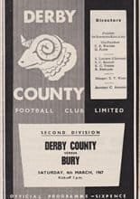 Derby County v Bury 04-Mar-1967