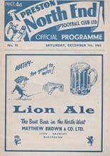 Preston North End v Bury 07-Dec-1963