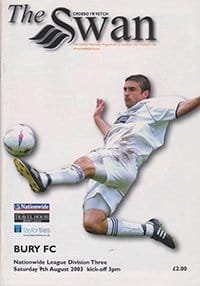 Swansea City v Bury 09-Aug-2003
