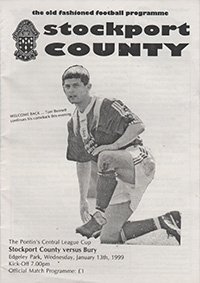 Stockport County Reserves v Bury Reserves 13-Jan-1999