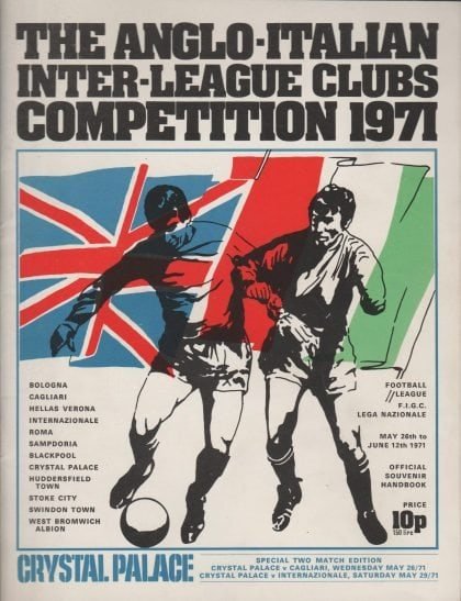 Crystal Palace v Inter Milan 29-May-1971