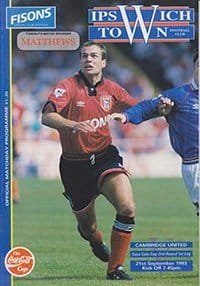 Ipswich Town v Cambridge United 21-Sep-1993