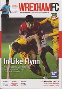 Wrexham v Cambridge United 22-Jan-2009