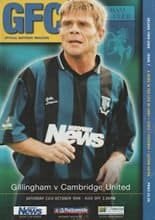 Gillingham v Cambridge United 23-Oct-1999