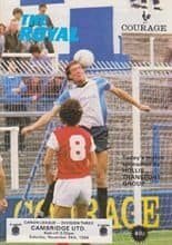 Reading v Cambridge United 24-Nov-1984