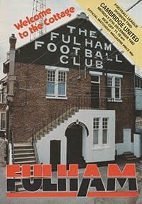 Fulham v Cambridge United 27-Dec-1982