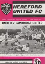 Hereford United v Cambridge United 03-Feb-1973