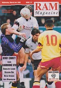 Derby County v Cambridge United 03-Mar-1993