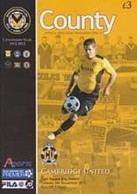 Newport County v Cambridge United 06-Nov-2012