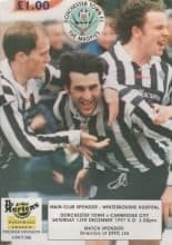 Dorchester Town v Cambridge City 13-Dec-1997