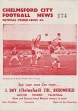 Chelmsford City v Cambridge City 13-Sep-1965