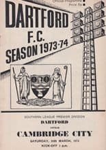 Dartford v Cambridge City 16-Mar-1974