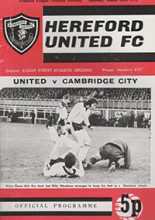 Hereford United v Cambridge City 18-Mar-1972