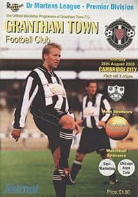 Grantham Town v Cambridge City 25-Aug-2003