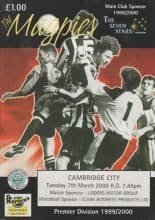 Dorchester Town v Cambridge City 07-Mar-2000