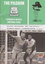 Plymouth Argyle v Cambridge United 12-Dec-2015
