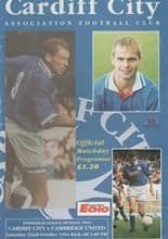 Cardiff City v Cambridge United 22-Oct-1994