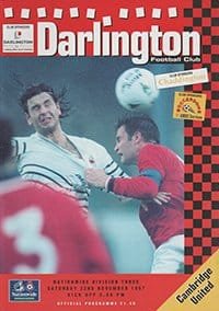 Darlington v Cambridge United 22-Nov-1997