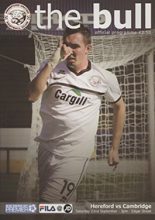 Hereford United v Cambridge United 22-Sep-2012