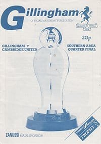 Gillingham v Cambridge United 24-Feb-1986
