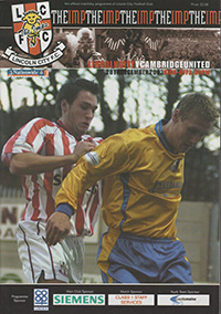 Lincoln City v Cambridge United 28-Dec-2003