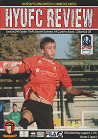 Hayes & Yeading United v Cambridge United 29-Oct-2011