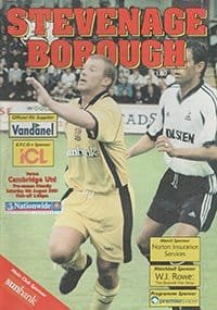 Stevenage Borough v Cambridge United 04-Aug-2001