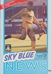 Coventry City v Cambridge United 06-Oct-1987