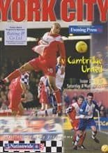 York City v Cambridge United 08-Mar-2003