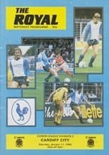 Reading v Cardiff City 11-Jan-1986