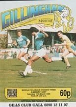 Gillingham v Cardiff City 11-Mar-1989