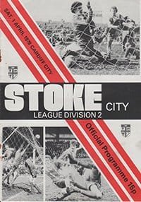 Stoke City v Cardiff City 01-Apr-1978