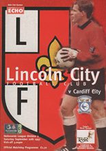 Lincoln City v Cardiff City 20-Sep-1997