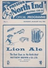 Preston North End v Cardiff City 31-Aug-1964