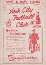 York City v Carlisle United 11-Oct-1958