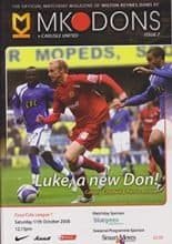 Milton Keynes Dons v Carlisle United 11-Oct-2008