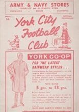 York City v Carlisle United 15-Oct-1960