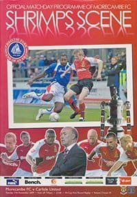 Morecambe v Carlisle United 17-Nov-2009