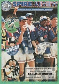 Chesterfield v Carlisle United 19-Aug-1995