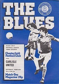 Chesterfield v Carlisle United 21-Feb-1981