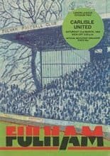 Fulham v Carlisle United 31-Mar-1984